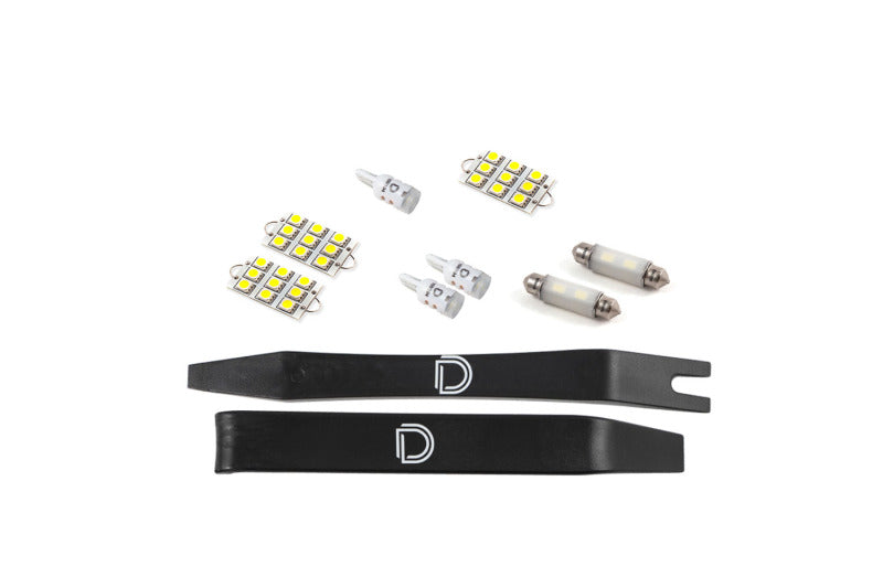Diode Dynamics 09-14 Dodge Challenger Interior LED Kit Cool White Stage 1-thumbmail-3