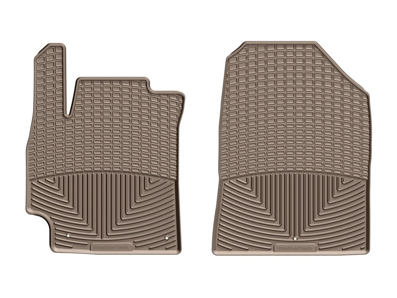WeatherTech 2017+ Hyundai Elantra Front Rubber Mats - Tan-thumbmail-1