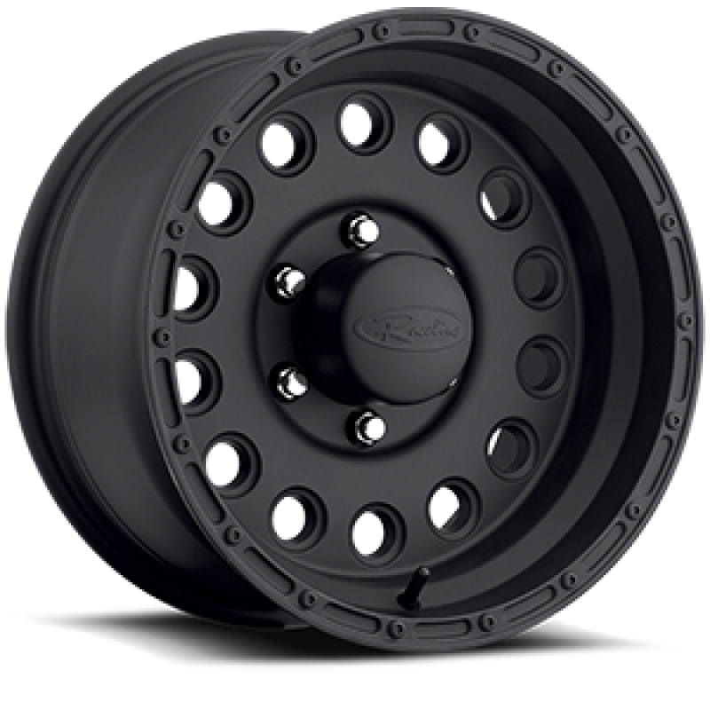 Raceline 887B Rock Crusher 16x8in / 8x165.1 BP / -20mm Offset / 130.81mm Bore - Satin Black Wheel-thumbmail-1