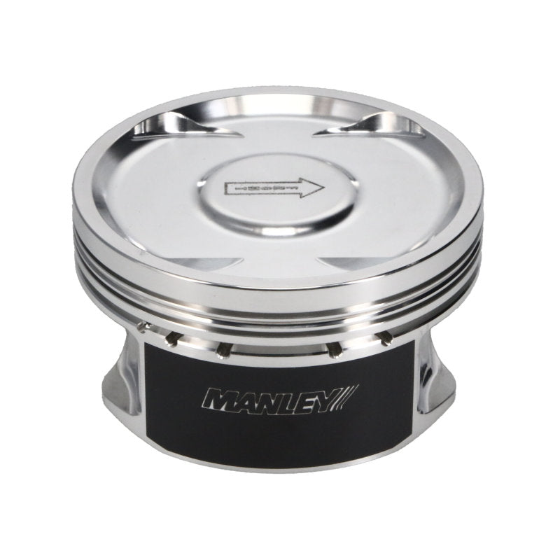 Manley 04+ Subaru WRX STi (EJ257) 75mm DE-STROKED 100mm +.5mm Bore 8.5:1 Dish Piston Set w/ Rings-thumbmail-8