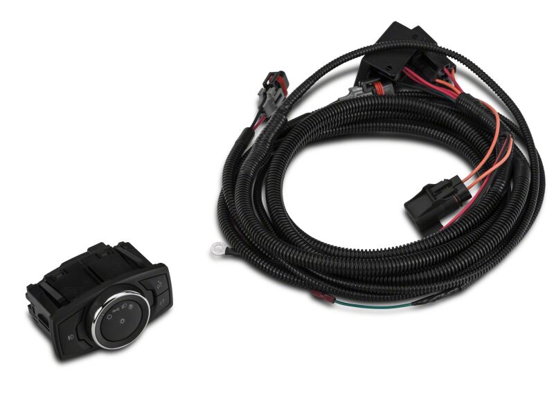 Raxiom 15-17 Ford Mustang V6 Headlight and Fog Light Switch with Wiring Harness-thumbmail-4