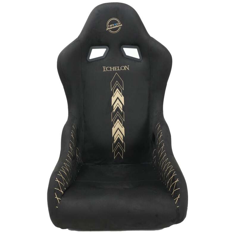 NRG FRP Bucket Seat - Echelon Light Weight - Gold Stitching - Large-thumbmail-2