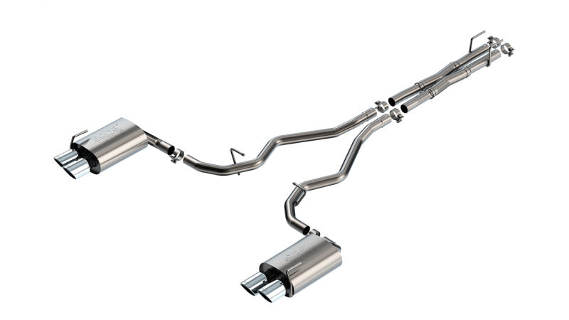 Borla 19-22 Ford Explorer 3.0L V6 AT AWD 4DR 2.25in ATAK Catback Exhaust - Chrome Tip-thumbmail-1