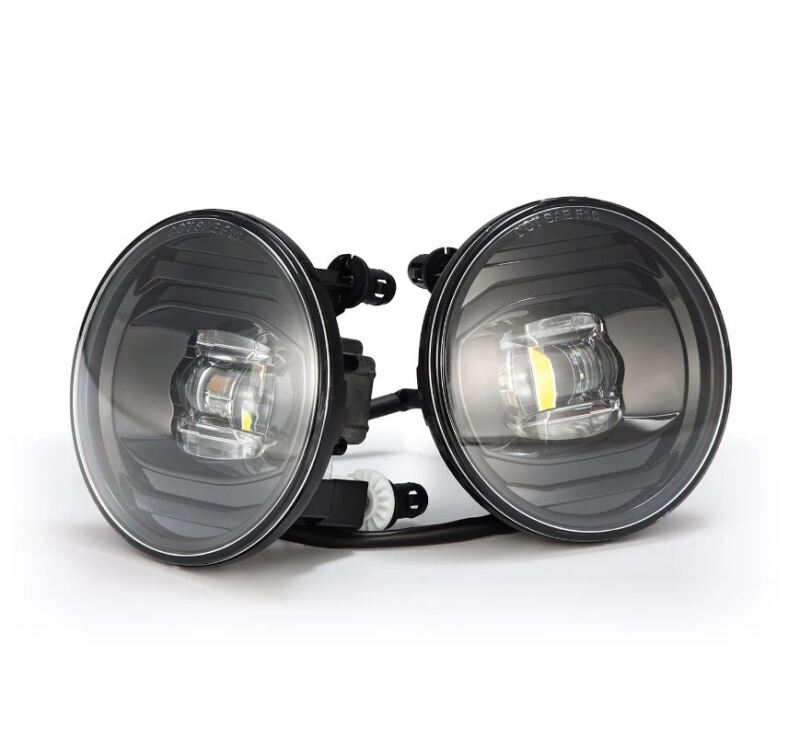 AlphaRex Universal Chevrolet/GMC/Pontiac DoubleTap Dual Color LED Projector Fog Lights - White/Amber-thumbmail-5