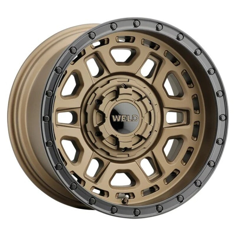 Weld Off-Road W120 17x9 Crux 6x139.7 BP -12mm ET 4.5in BS Satin Bronze/Black-thumbmail-1
