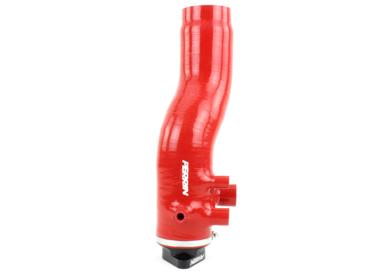 Perrin 2015+ Subaru WRX Red 3in Turbo Inlet Hose w/ Nozzle-thumbmail-2