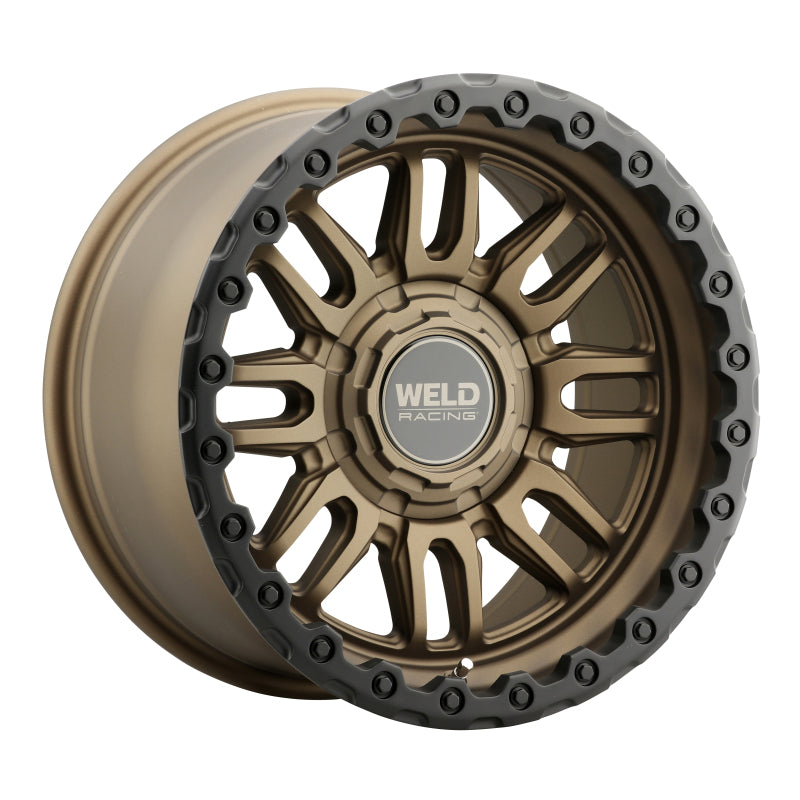 Weld Off-Road Swift 17x9in - 5x114.3 / 5x127 BP - ET-12 - 78.1mm CB- Satin Bronze Wheel & Black Ring-thumbmail-3