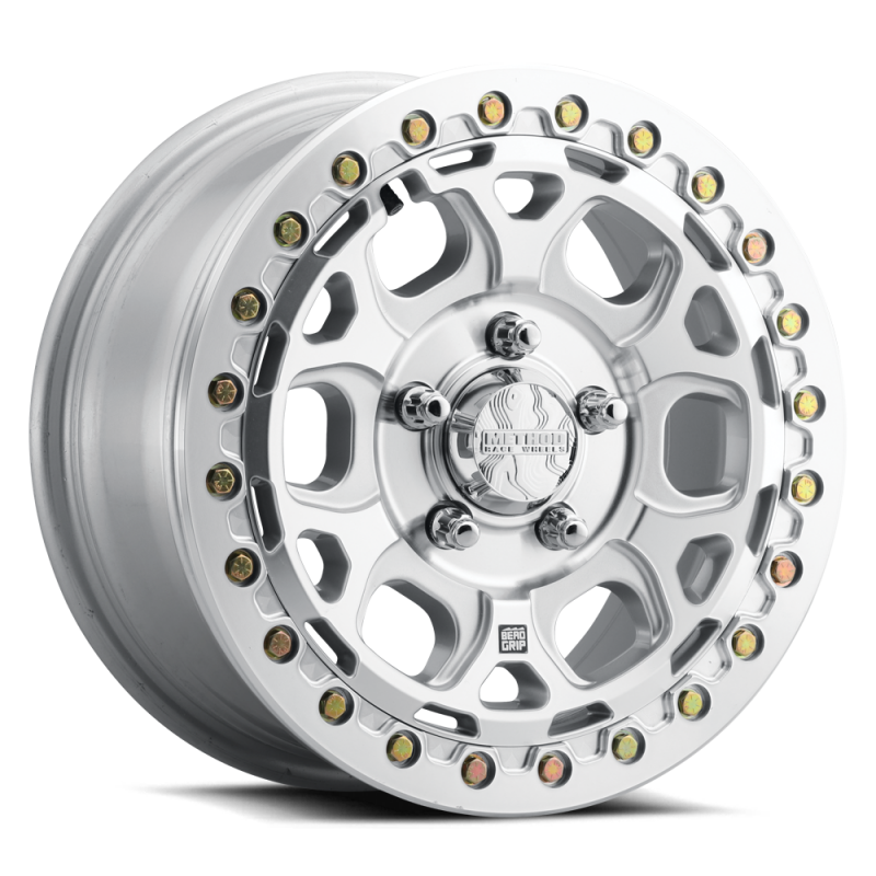 Method MR416 Beadlock 15x7 / 5x4.5 / 55mm Offset / 68.00mm Bore - Machined Clear Coat Wheel-thumbmail-1
