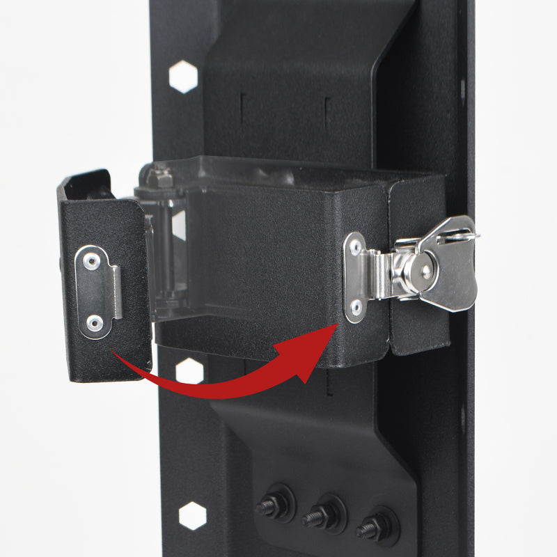 Go Rhino XRS/SRM 4-CORE Clamp Mount Kit for Hi-Lift Jack - Tex. Blk (No Drill)-thumbmail-9