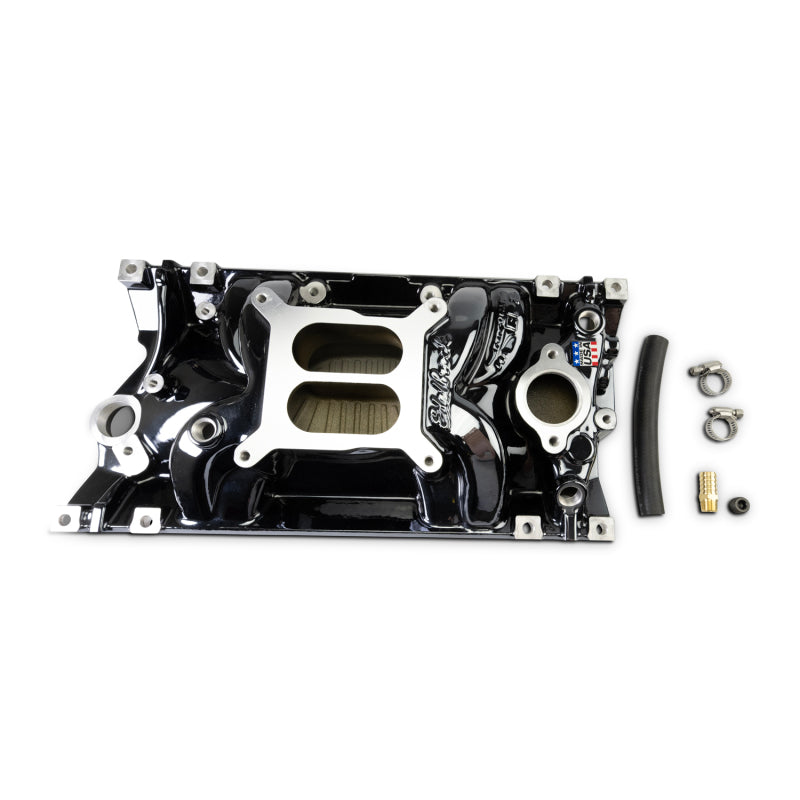 Edelbrock Chevy Vortec SB Performance EPS Manifold - Black Plasma Finish-thumbmail-7