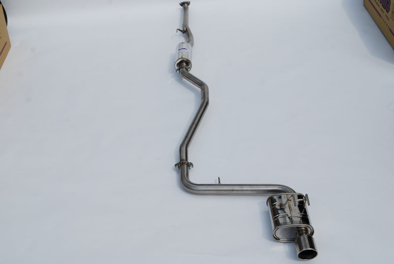 Invidia 2022+ Honda Civic Sport (2.0N/A) 60mm Q300 Cat Back Exhaust - Rolled SS Tips-thumbmail-4