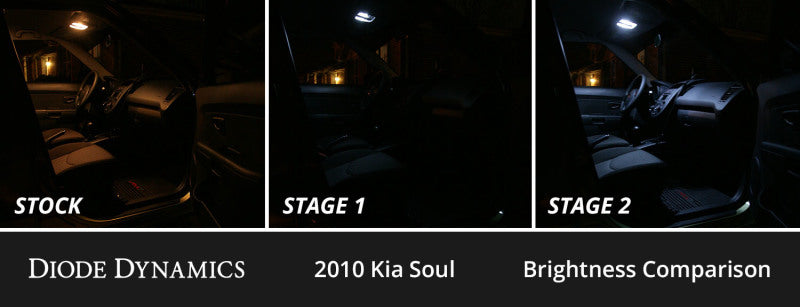 Diode Dynamics 10-13 Kia Soul Interior LED Kit Cool White Stage 2-thumbmail-3