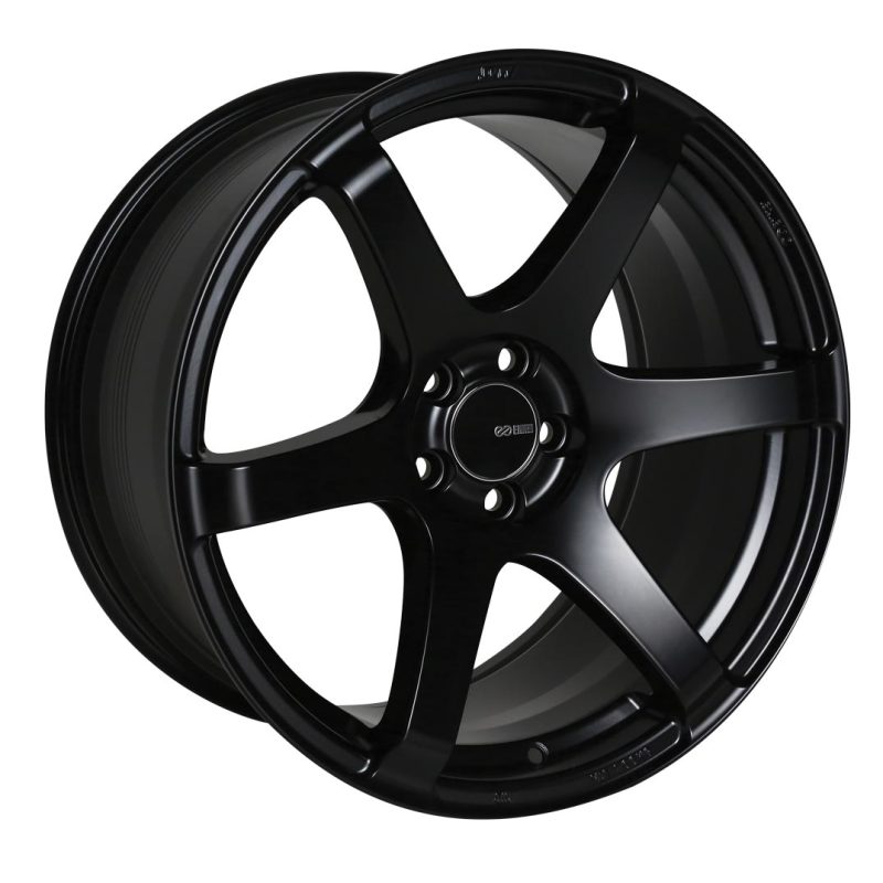 Enkei T6S 18x8 42mm Offset 5x120 Bolt Pattern 72.6 Bore Matte Black Wheel-thumbmail-1
