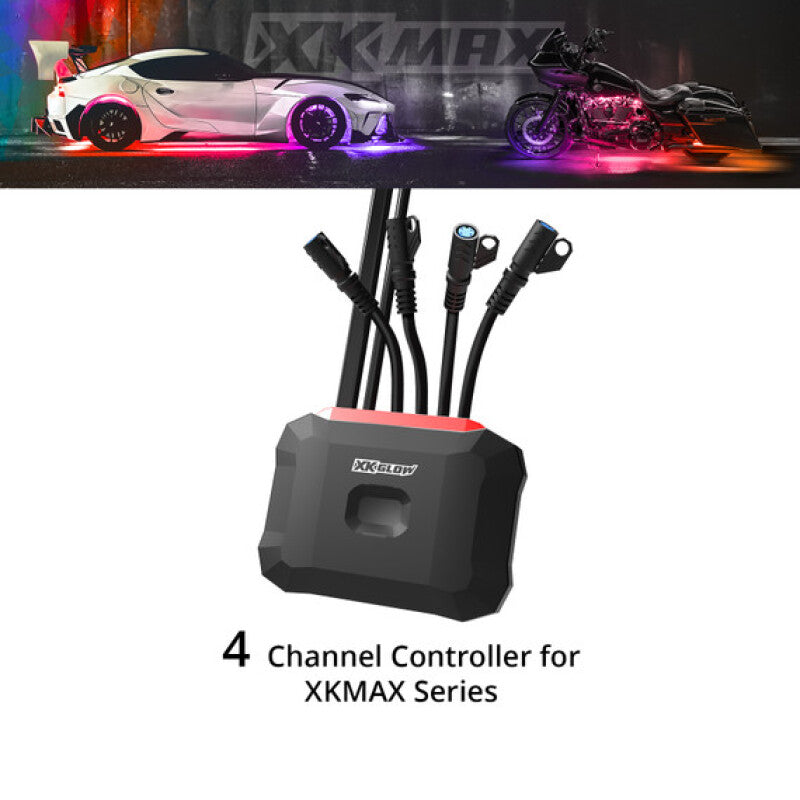 XKGLOW XKmax 4 Channel Controller + 5A Switch Harness-thumbmail-1