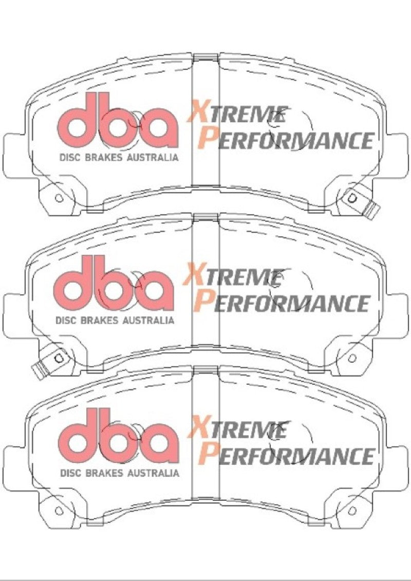 DBA 08-12 Holden Colorado lx (w/o Performance Pkg/352mm Front Rotor) XP Performance Front Brake Pads-thumbmail-2