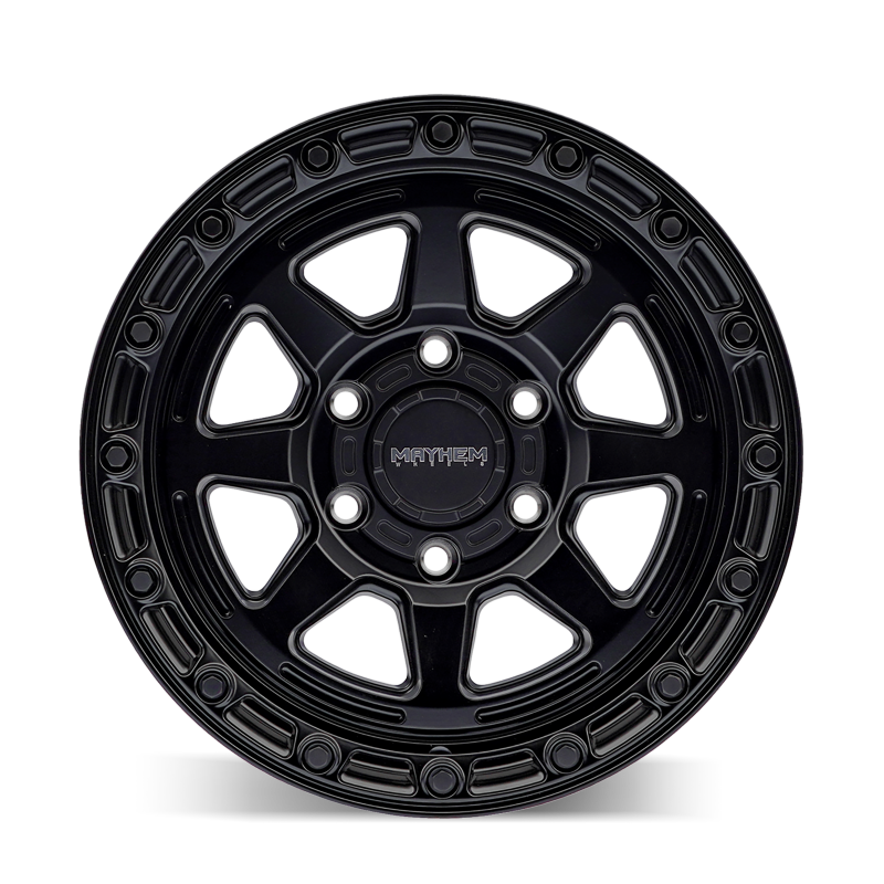 Mayhem 8306 Ridgeline 17x8.5 / 6x139.7 BP / -6mm Offset / 106.1mm Hub Satin Black Wheel-thumbmail-2