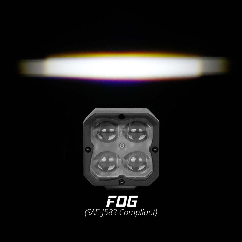 XKGLOW C3 Cube Fog Beam Rgb Kit-thumbmail-2