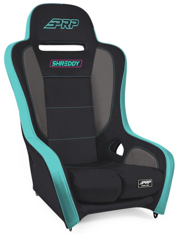 PRP Shreddy Podium Suspension Seat - Black/Teal-thumbmail-1