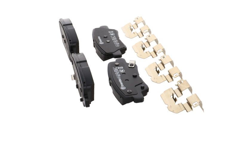 Brembo OE 21-22 Hyundai Accent/19-24 Nexo/2016 Sonata/2019 Sonata PRIME Low-Met Brake Pad - Rear-thumbmail-15