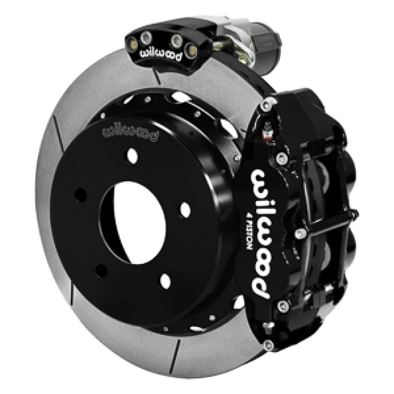 Wilwood 88-98 GM C1500 Superlite Rear Electronic Parking Brake Kit 12.88in Rotor 3.25in Offset - Blk-thumbmail-1