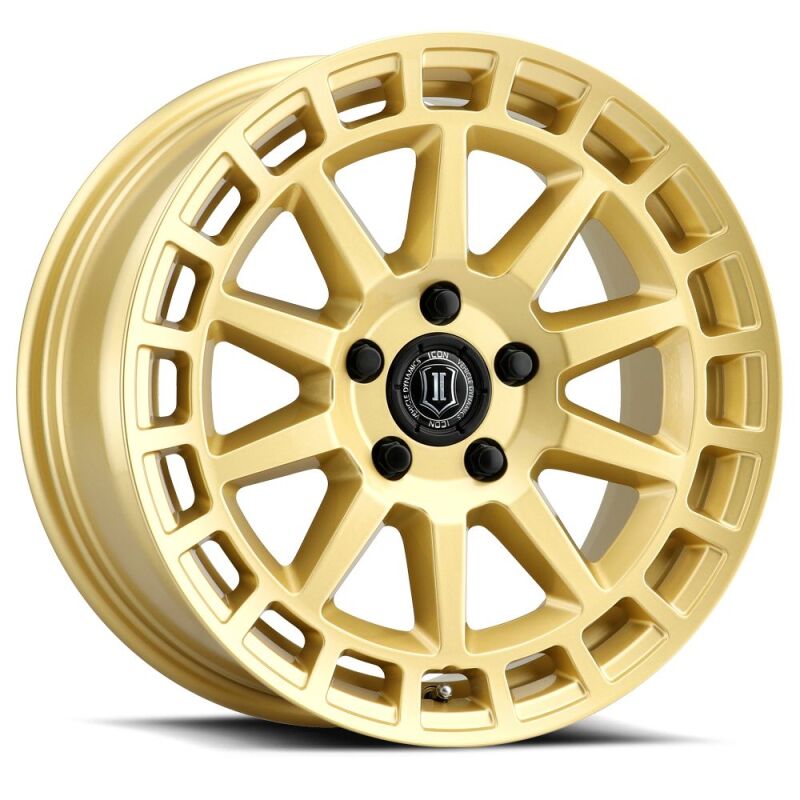 ICON Journey - 17x8 / 5x4.5 / +38mm / 6in BS - Gloss Gold Wheel-thumbmail-1