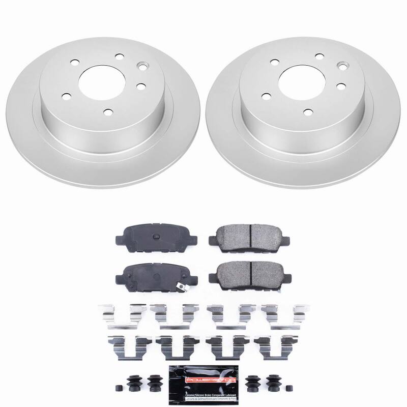 Power Stop 02-06 Nissan Altima Rear Z23 Coated Brake Kit-thumbmail-1