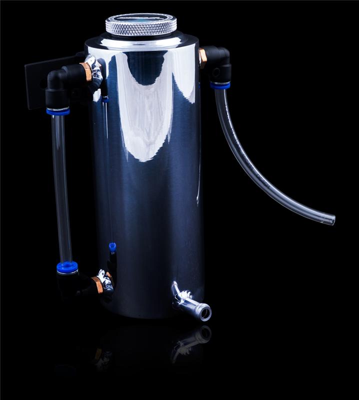 Weapon R 24 fl oz Polished Coolant Reserve w/ Bottom Inlet and View Tube-thumbmail-2