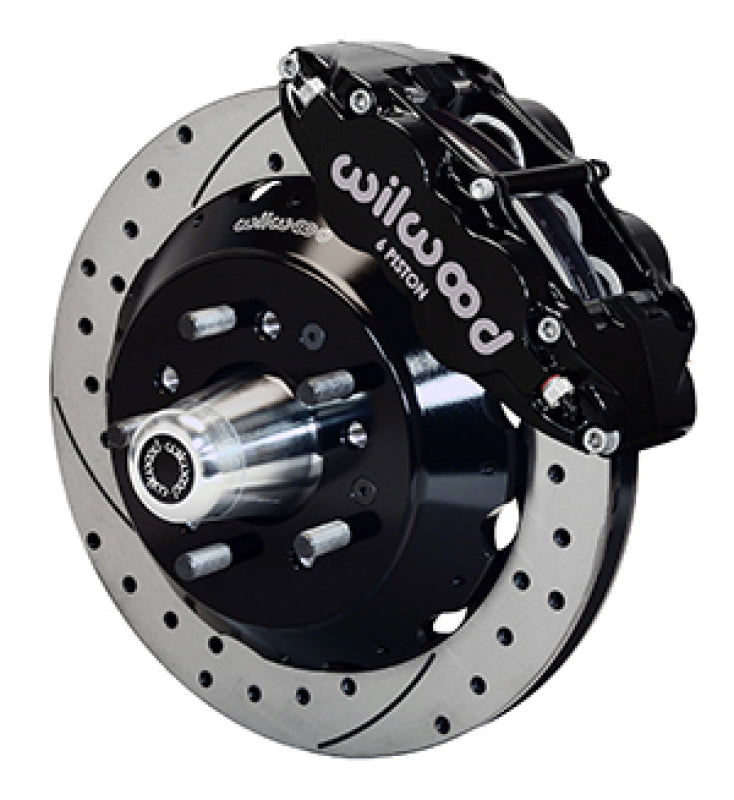 Wilwood 69-70 Chevy Impala W/ Disc Or Drum 69-82 Corvette FNSL6R 12.88 in GT Rotor Drilled-thumbmail-1