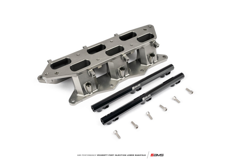 AMS Performance Infiniti Q50/Q60 Port Injection Lower Manifold - Black-thumbmail-10
