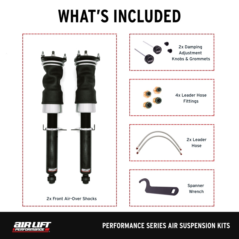 Air Lift Performance 09-13 Infiniti G37 / 09-20 Nissan 370z Front Air Suspension Kit-thumbmail-5