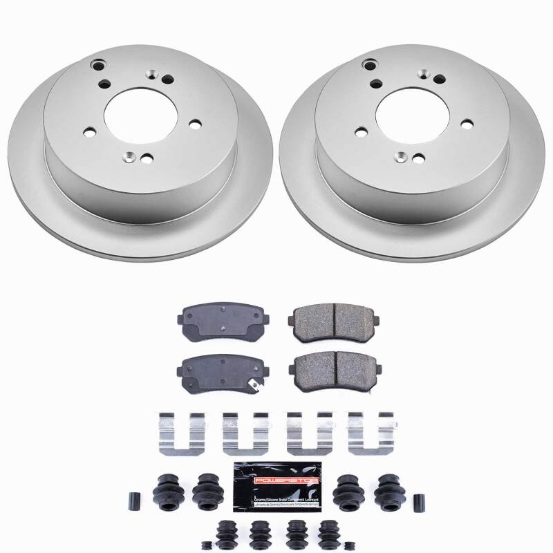 Power Stop 10-15 Hyundai Tucson Rear Z23 Coated Brake Kit-thumbmail-1