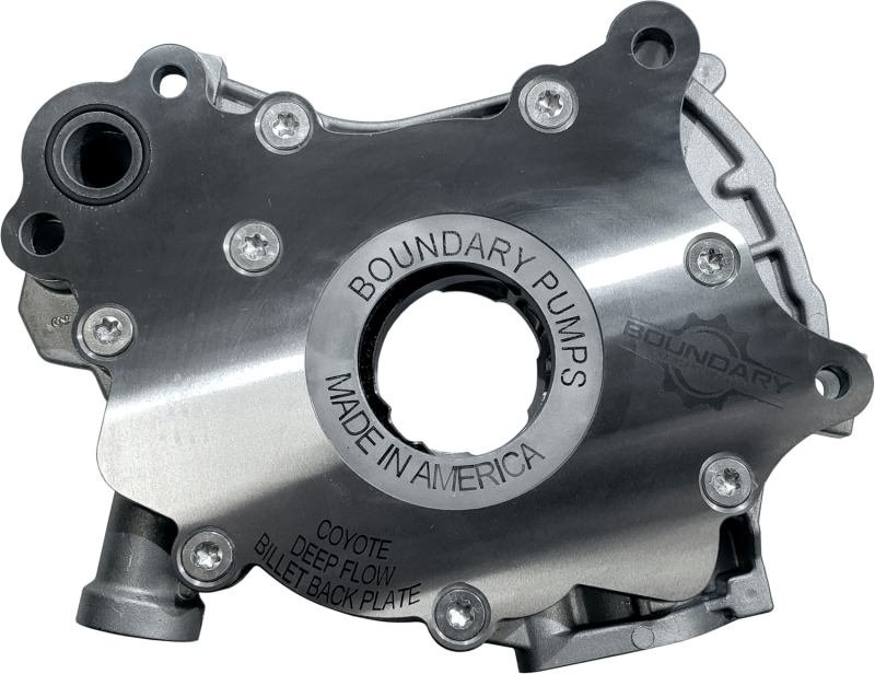 Boundary 11-17 Ford Mustang F150 5.0L Coyote MartenWear Oil Pump Assembly w Billet Back Plate-thumbmail-1