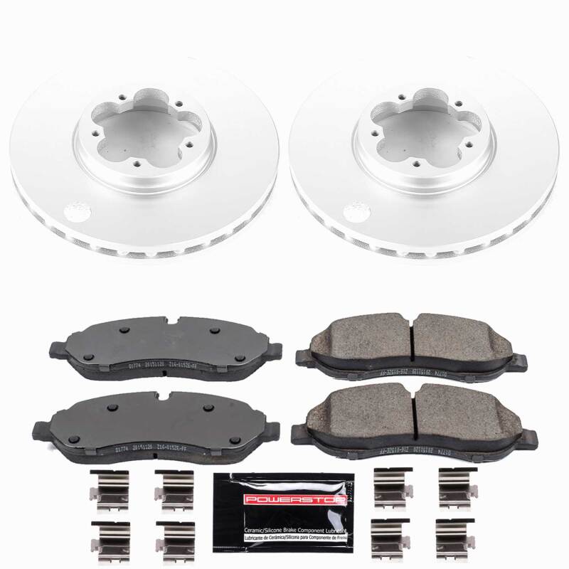 Power Stop 15-19 Ford Transit-150 Front Z23 Coated Brake Kit-thumbmail-1