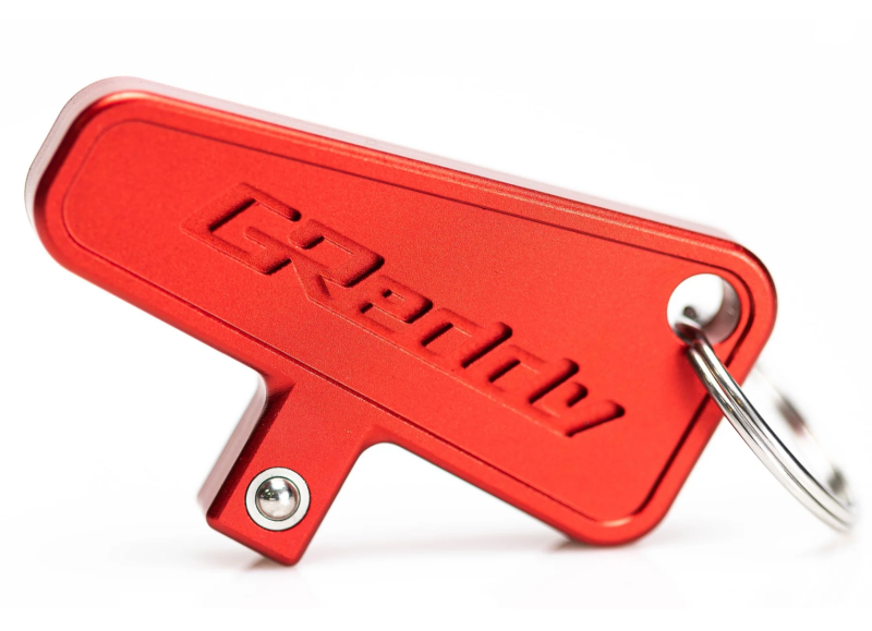 GReddy 3/8in Drive Master Switch Keychain - Red-thumbmail-1