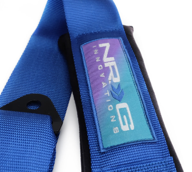 NRG 5PT 3in. Seat Belt Harness / Cam Lock - Blue-thumbmail-6