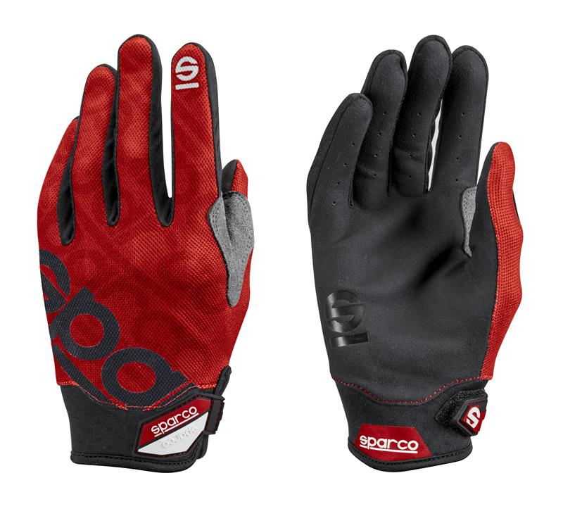 Sparco Glove Meca 3 Med Red-thumbmail-1
