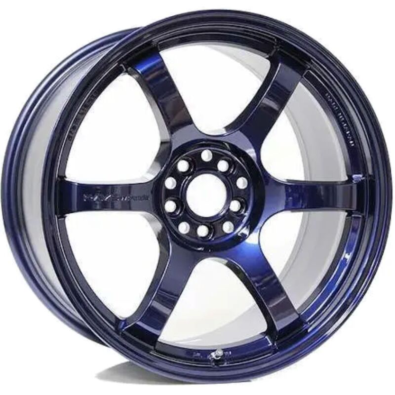 Gram Lights 57DR 18x9.5 +38 5-100 Eternal Blue Pearl Wheel (Min Order Qty 20)-thumbmail-1