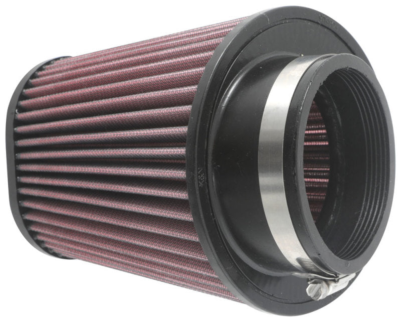 K&N Universal Clamp-On Air Filter 3-1/2in 10 Degree Flange 5-3/4in B 4-1/2in x 3-1/4in T 7in H-thumbmail-2