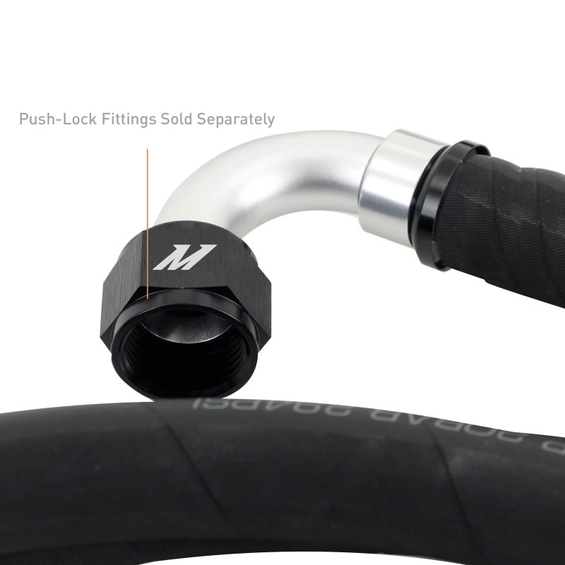 Mishimoto Push Lock Hose, Black, -12AN, 120in Length-thumbmail-2