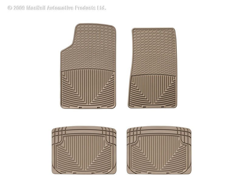 WT Rubber Mats - Rear - Tan-thumbmail-3