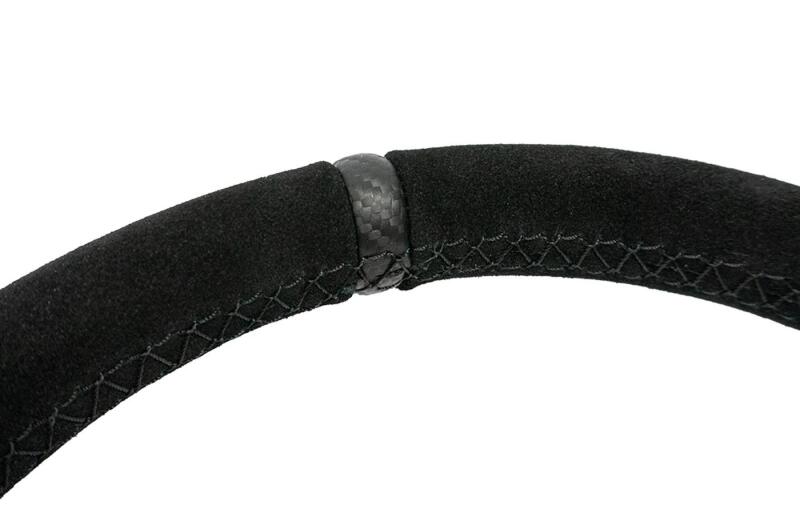 PRP Heated Comp-R Suede Steering Wheel - Black-thumbmail-3