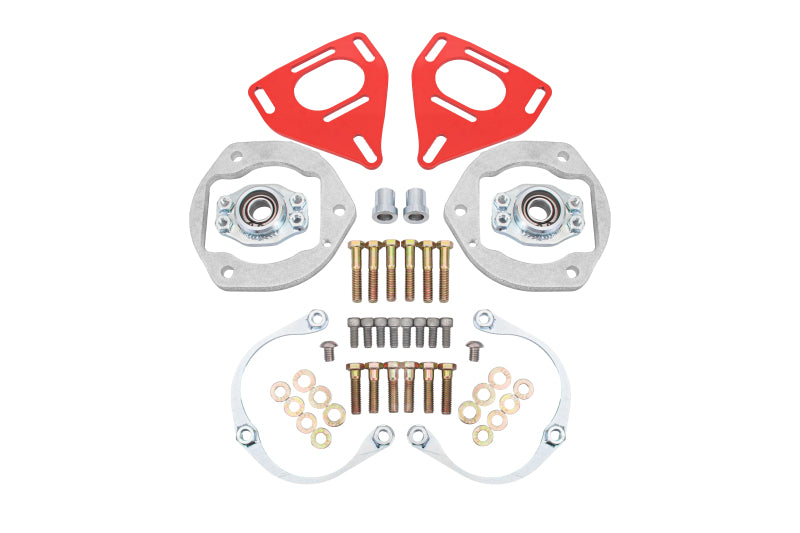 BMR 16-24 Chevy Camaro Caster Camber Plates - Red-thumbmail-1