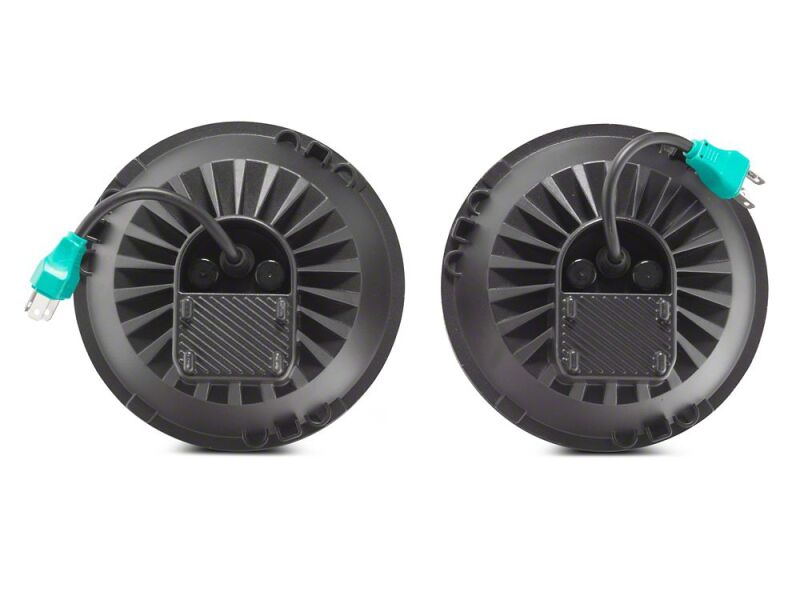 Raxiom 07-18 Jeep Wrangler JK Axial Series DB1 LED Headlights- Black Housing- Clear Lens-thumbmail-6