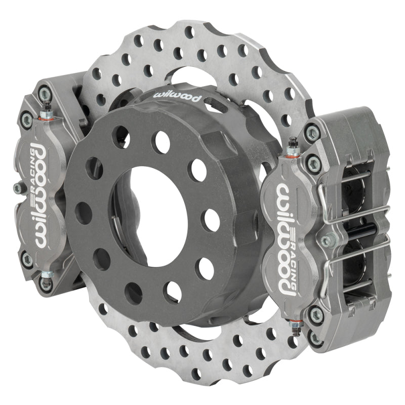Wilwood Olds/Pont Dynapro SA Lug Drive Dynamic Dual Rear Drag Brake Kit - 2.81 Offset/.68 Stud-thumbmail-1