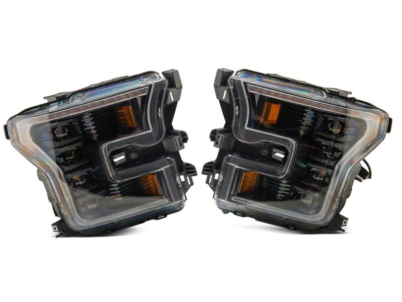 Raxiom 15-17 Ford F-150 CXR Series LED Headlights- Black Housing- Clear Lens-thumbmail-8