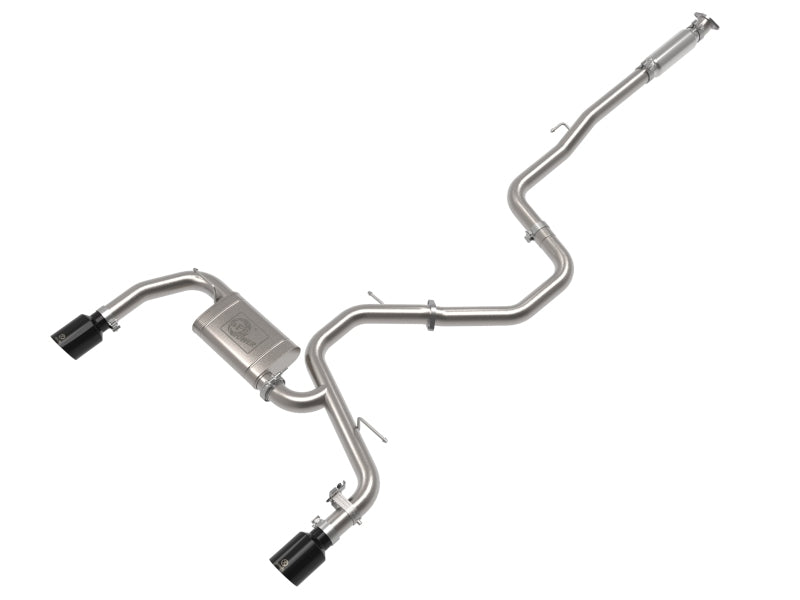 aFe Takeda Hyundai Elantra N 22-23 L4-2.0L (t) 3in 304 SS Cat-Back Exhaust w/ Black Tips-thumbmail-1