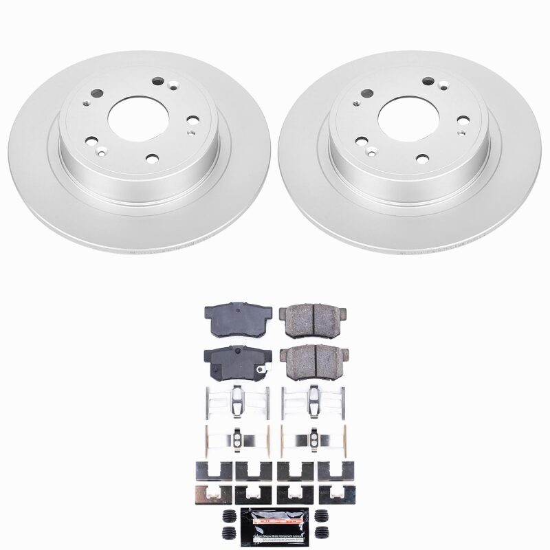 Power Stop 16-22 Acura ILX Rear Z23 Coated Brake Kit-thumbmail-1