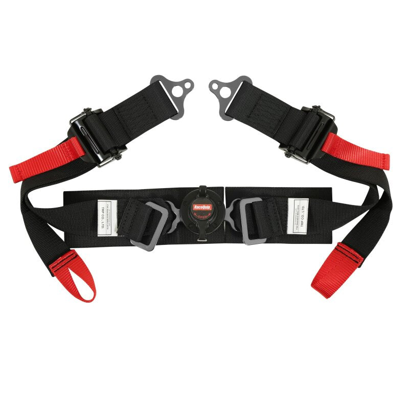 RaceQuip Black FIA 6pt Pull Up Lap FHR Formula Sub-thumbmail-4