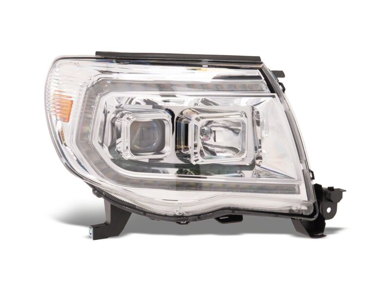 Raxiom 05-11 Toyota Tacoma Axial Series Switchback Proj Headlights- Chrome- Clear Lens-thumbmail-5