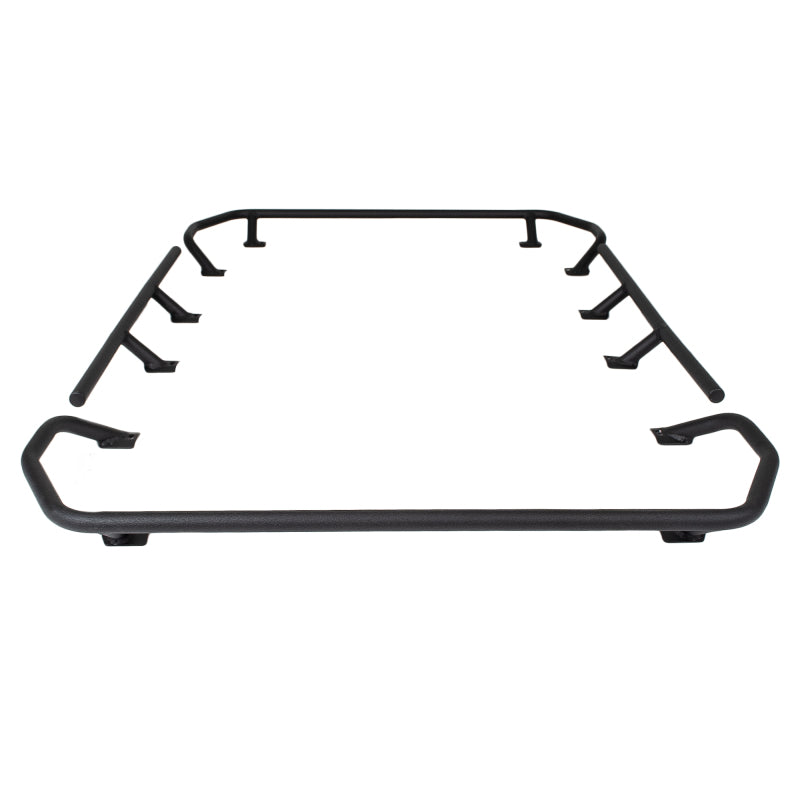 Go Rhino SRM300 Quad Overland Rail Kit (For 60x40in. Rack) - Tex. Blk (Rails ONLY - Req. Platform)-thumbmail-5